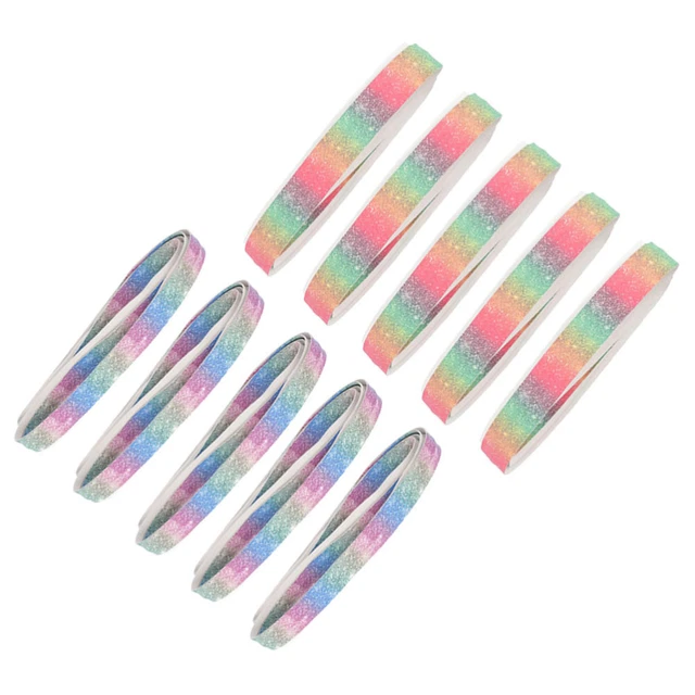 10 Pcs Sweatband Badminton Racket Grip Tennis Absorbent Overwrap Handle