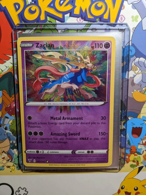 Pokemon Zacian 082/185 - Vivid Voltage - Amazing Rare Holo Pokemon Card