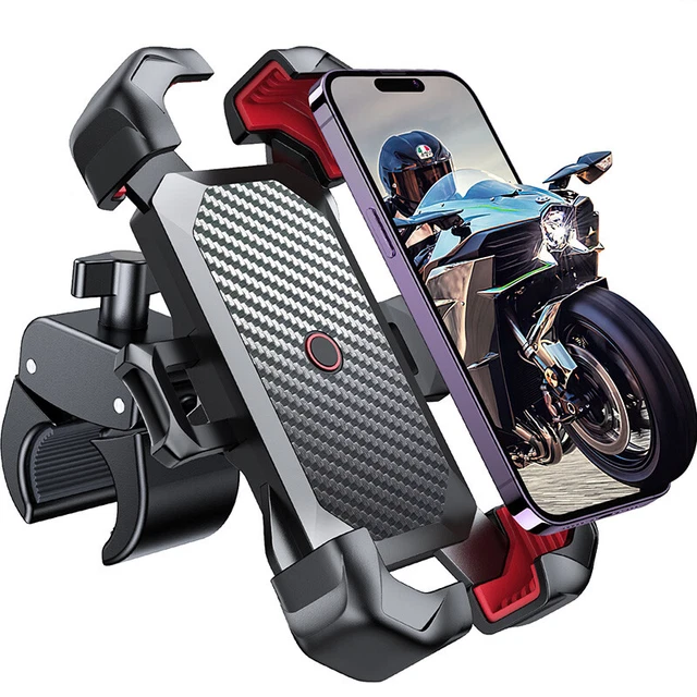 Motorcycle Phone Mount 100mph Military Anti-Shake Bike GPS Cell Phone Holder