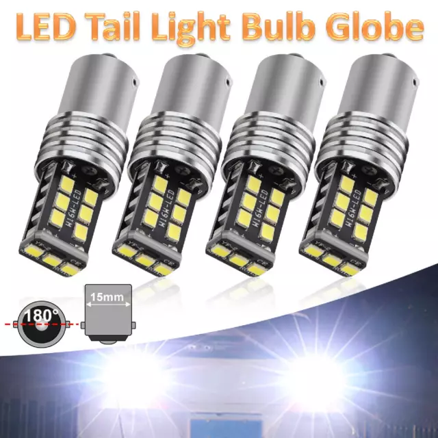 BAY15D 1157 White 2835 SMD 15 LED Brake Light Bulb Globe Car Turn Signals Light