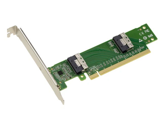 2x M.2 NGFF SSD RAID Controller Card plus 2x