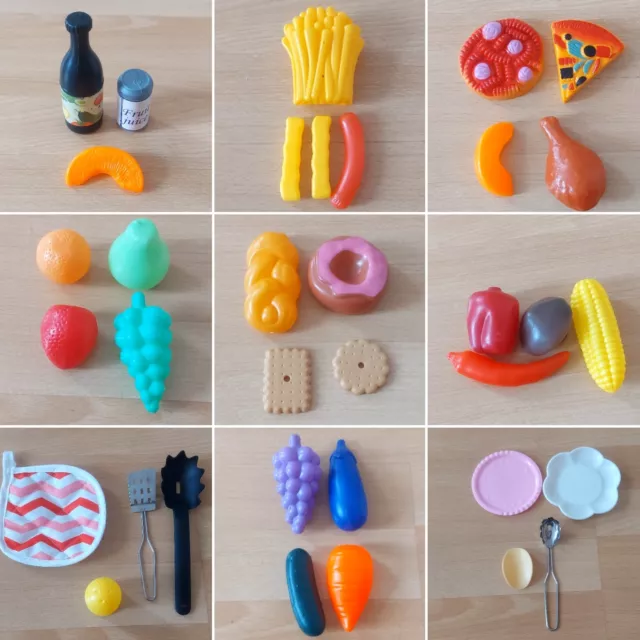 TOY BUNDLE Food Pretend Play Mixed Set 35 Items Shop Toddler Toys Kids Preschool