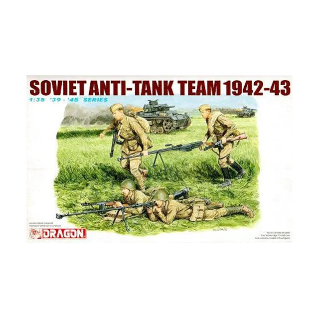 Dragon Models 39 to 45 Series Russia 1:35 Soviet Anti-Tank Team 1942/43 New