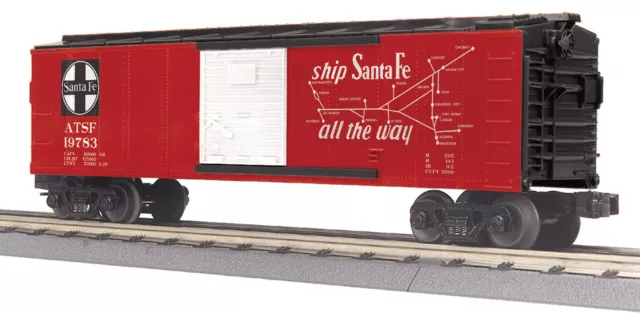 MTH Electric Trains 30-71160 O Scale Santa Fe RailKing Box Car #19783