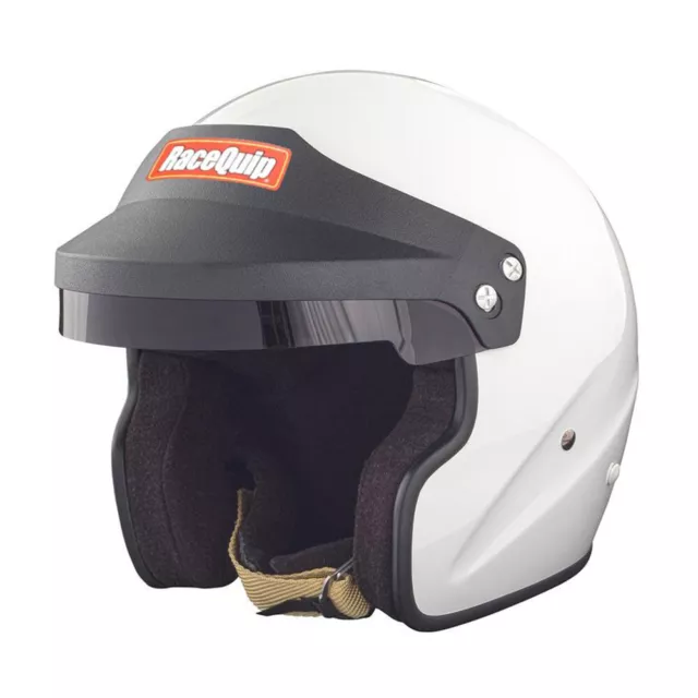 Racequip Helmet Open Face X-Large White SA2020