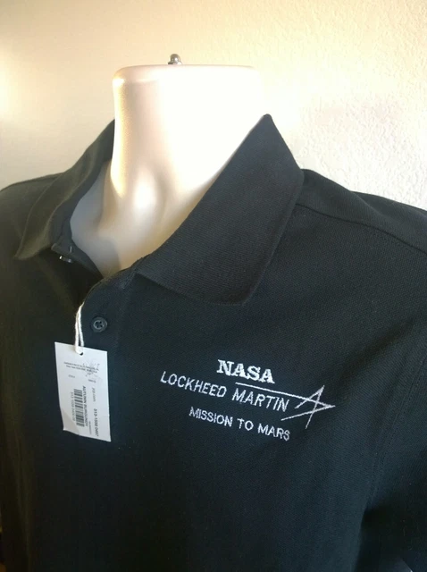 2Xl Lockheed Martin Nasa Polo Shirt Mission To Mars