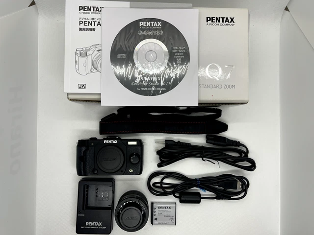 [NEAR MINT w/Box] Pentax Q7 Black Zoom Lens Kit w/5-15mm 02 STANDARD Lens Japan 2