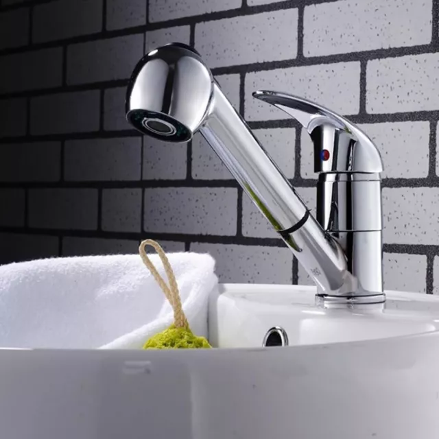 Universal Kitchen Pull Out Spray Head Replacement Sink Faucet Basin Mixer Tap