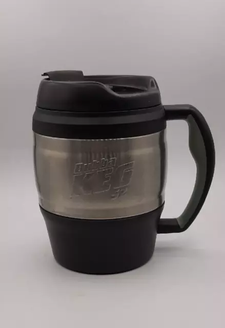 Bubba KEG 52 oz Insulated Double Wall Stainless Steel Black Hot Cold Handle Mug