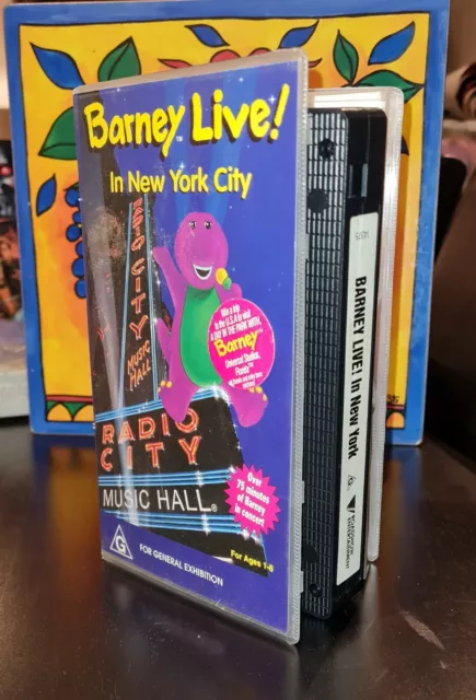 BARNEY LIVE IN New York City VHS RARE $65.00 - PicClick AU