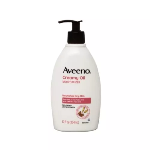 Aveeno Active Naturals Creamy Moisturizing Oil 12 Oz Each