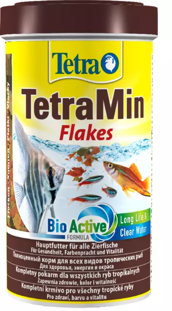 500 ml TETRA TETRAMin Mangime base in scaglie per tutti i pesci ornamentali