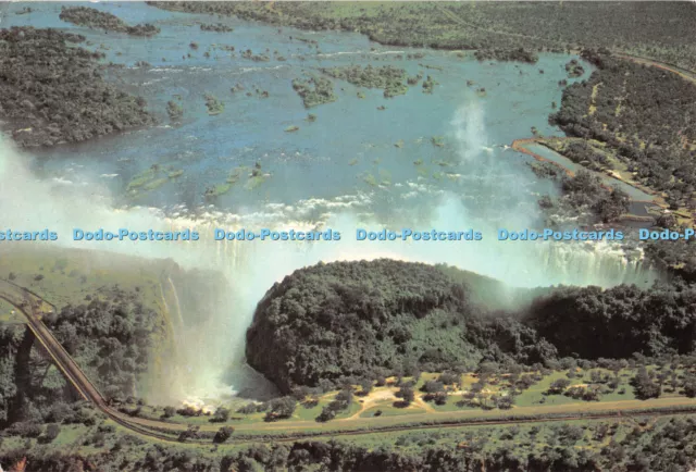 D057574 Aerial View of Victoria Falls. Rhodesia. David Trickett. Big Game Photog