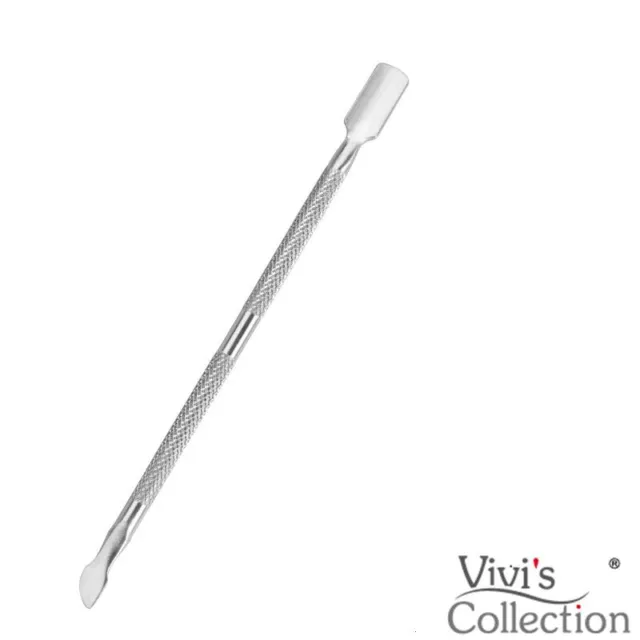 Cuticle Pusher Nail Stainless Steel Scraper Remover Manicure Pedicure Arts Tool