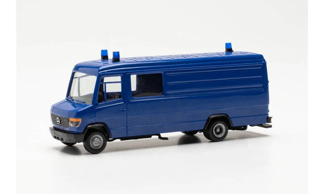 Herpa Minikit VW T4 Bus Set (2) Olive Green/Ultramarine Blue HO Gauge