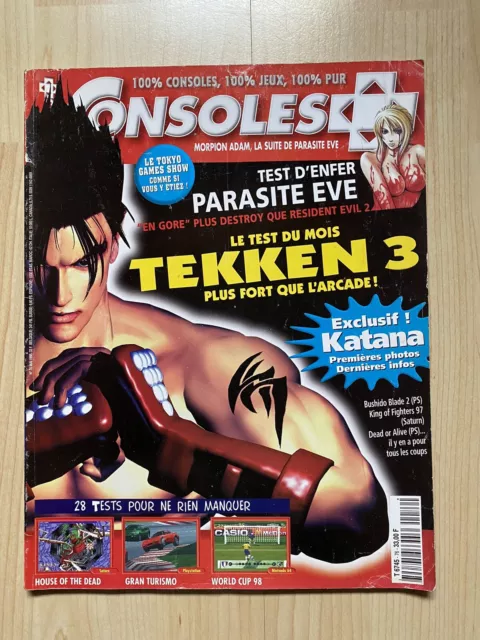 Magazine Consoles + Plus Numéro 76 - Mai 1998 - Jeux videos retro