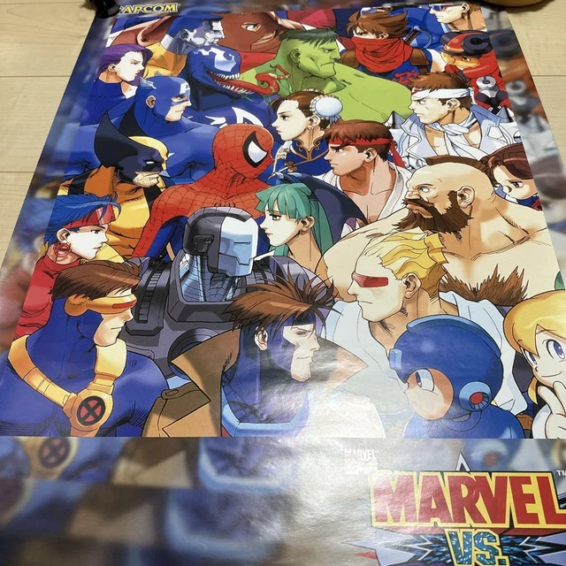 DREAMCAST MARVEL VS Promotional Poster 247.10 PicClick