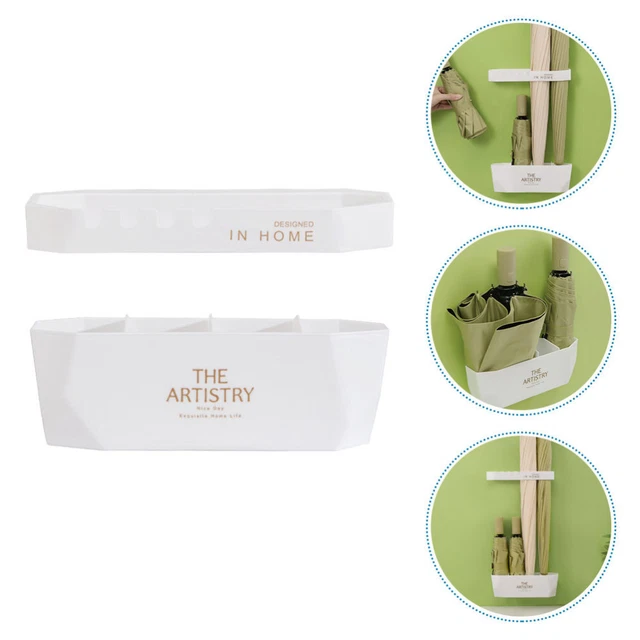 Paraguas Almacenamiento Gancho Blanco Para Colgar Bastidor White P.S