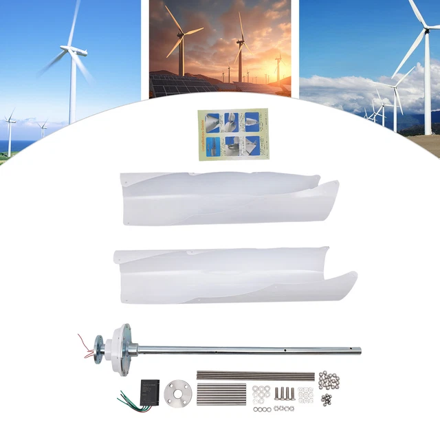 12V 400W VERTICAL Helix maglev Axis Wind Turbine Generator + PWM ...