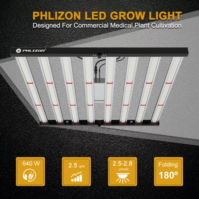 Phlizon FD6500 w/SamsungLED Grow Light Lamp pflanzenlampe Zimmerpflanzen Flower