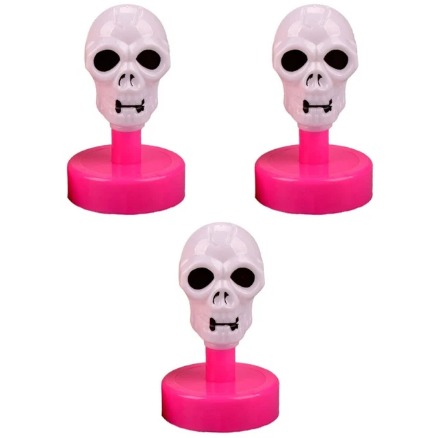 3pcs Halloween Skull Light orribile notte luce teschio forma regalo creativo lam