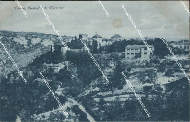 cf242 cartolina fiume castello di tersatto   croazia
