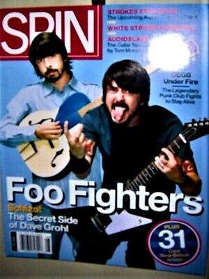 FOO FIGHTERS SPIN Magazine Dave Grohl Taylor Hawkins August 2001 Very COOL