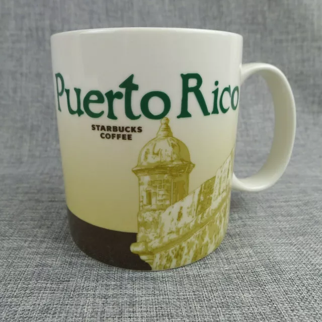 Starbucks Puerto Rico Coffee Tea Mug 2011 Global Icon Collector Series 16 Oz.