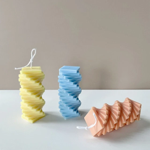 Bougie Moule Moule de cire d'art 3D Fabrication de savon Moule en silicone