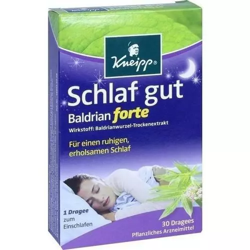 KNEIPP Schlaf gut Baldrian forte überz.Tabl. 30 St PZN 10032662