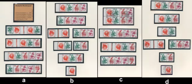 BRD ZD ex MHB 19, Zusammendrucke, postfrisch, gestempelt; bitte auswaehlen #K923