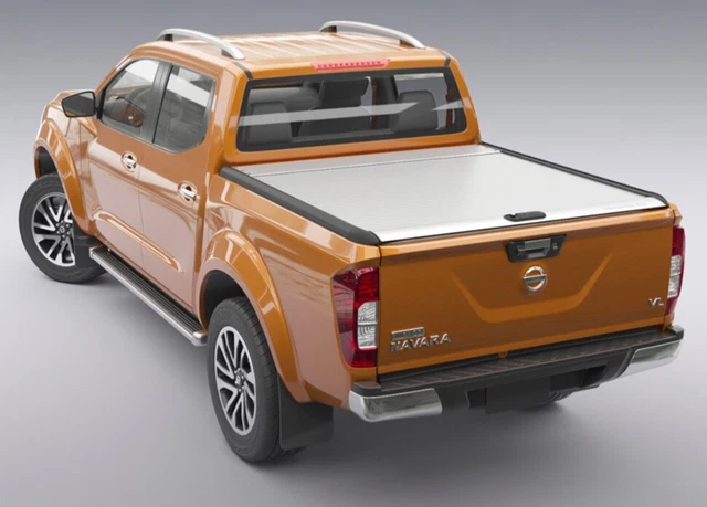 Ladeflächen Abdeckung Rollo Silber für Nissan Navara