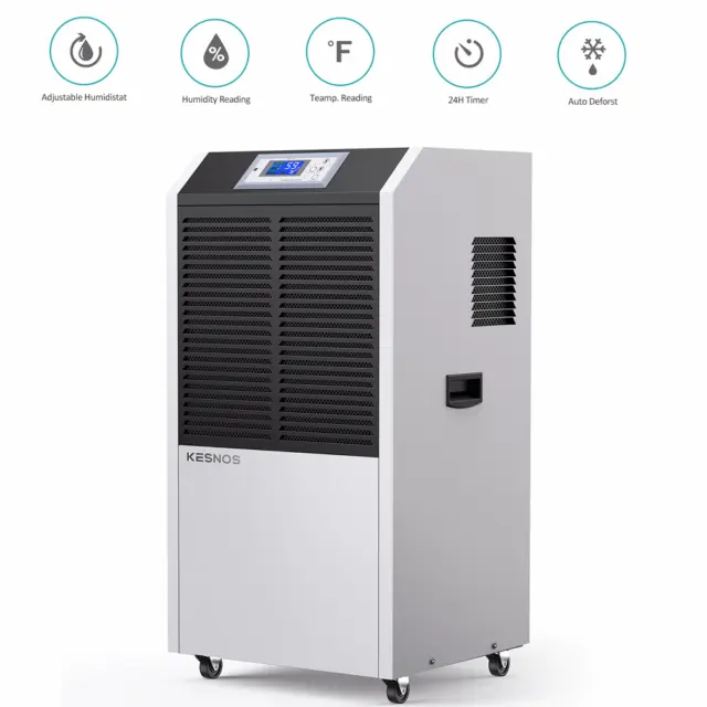 234 Pints Commercial Industrial Dehumidifier For 8000 Sq.Ft for Home Basements