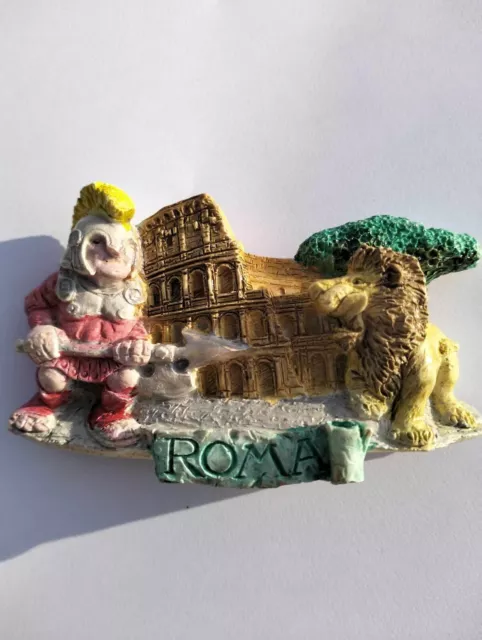 Magnete Calamita Resina Frigo  Souvenir Magnet Artefice Roma Lazio