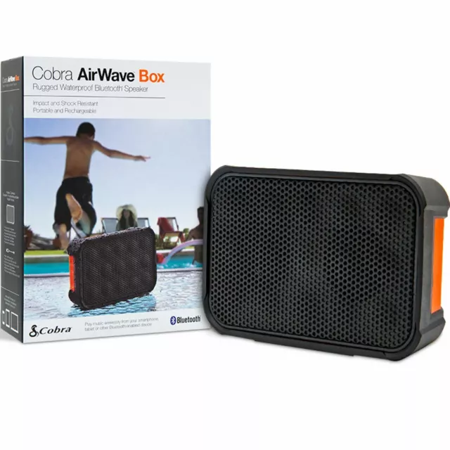 Cobra Electronics CWA BT310 Waterproof Bluetooth Speaker