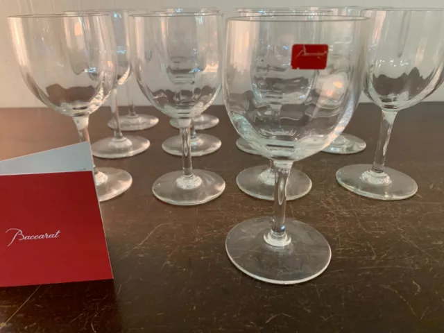 15 verres vin blanc modèle Montaigne optique cristal Baccarat (prix à la pièce) 3