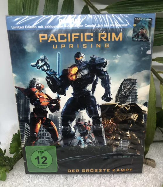 Pacific Rim Uprising, Der Grösste Kampf BluRay Limited Edition + Booklet *neu*