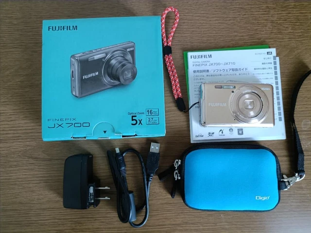 ♫超美品　動作確認済み　フジ　ファインピクス　JX700 FUJIFILM FINEPIX JX700 Pink 16.0 MP Compact Digital Camera