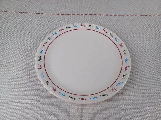 Vintage Hess's Department Store Restaurant  Plate Syracuse China