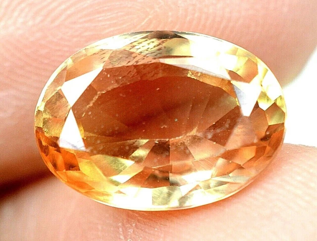 Saphir Padparadscha Orange De Ceylan - 7,40 Carats, Taille Ovale, Certifié AGI, Chauffé, Naturel