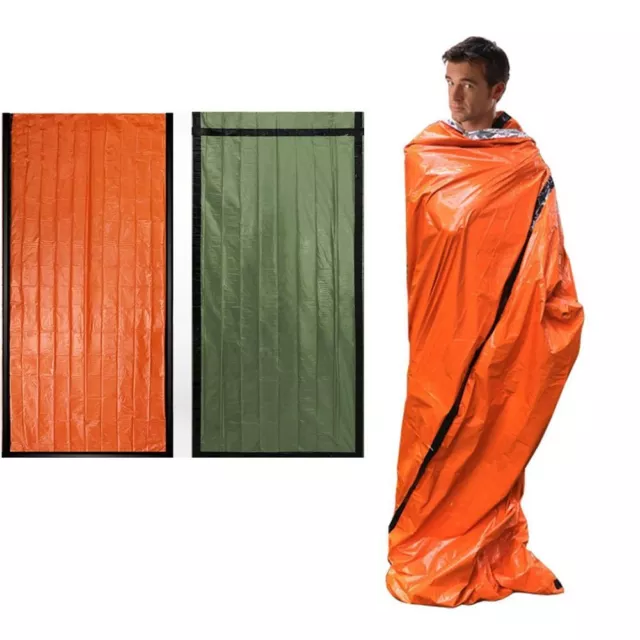 1 Set Waterproof Thermal Blanket Portable Bivy Sack Rescue Kit  Outdoor Tools