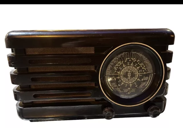 Antica Radio D'epoca A Valvole Philips  Bi 480/A 1947 Funzionante