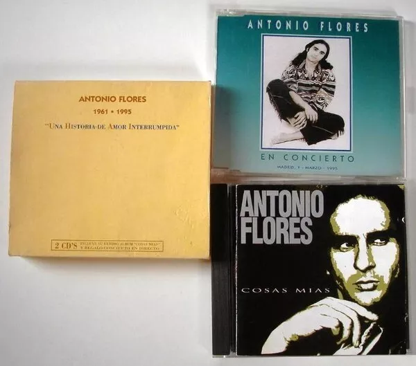 Antonio Flores ‎– 1961 · 1995 ”Una historia de Amor Interrumpida” - 2xCD