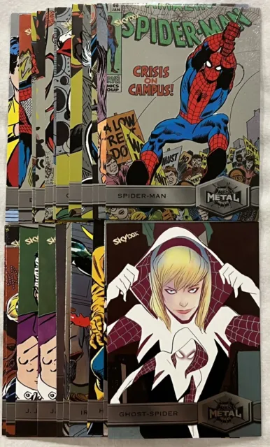 Skybox Marvel METAL Universe Spider-Man HIGH SERIES Base Cards You Pick/Choose!