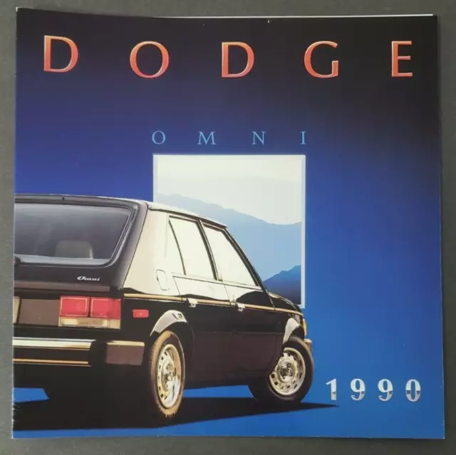 1990 Dodge Omni Dealership Sales Brochure Canada NOS