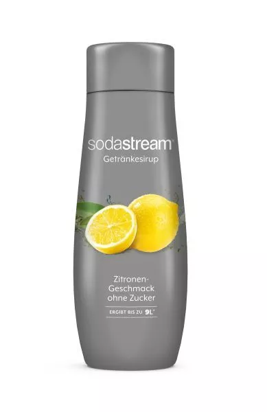 Sodastream Sirup Zitrone ohne Zucker, 440 ml Getränkesirup Konzentrat