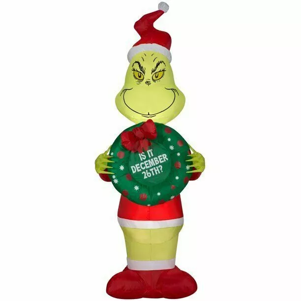 Gemmy 5.5 ft Grinch Inflatable Toy for Christmas Decoration 119314...