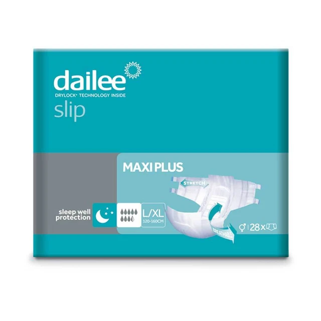 Dailee Slip Maxi Plus L/XL (Large / Extra Large) 28 Pièce (1 Pack)