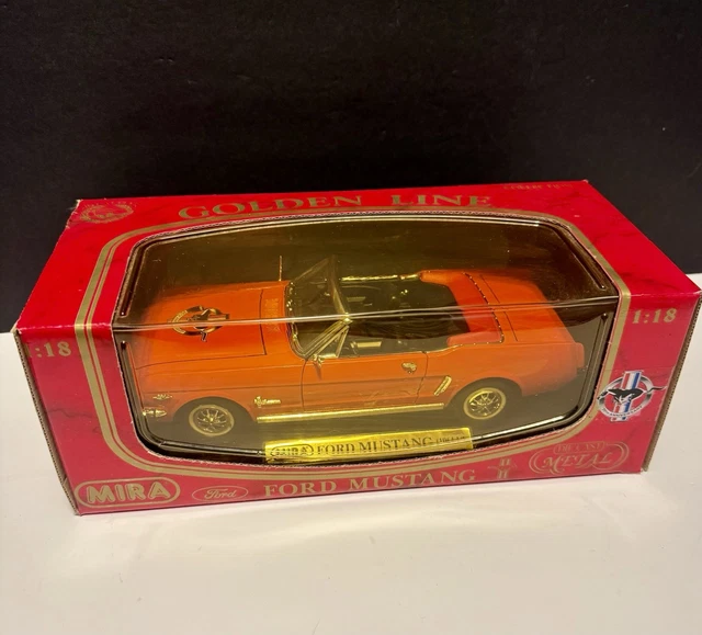 Ford Mustang Pace Car 1965 - Indianapolis 1/18 - Mira 6129 - Miniature Métal