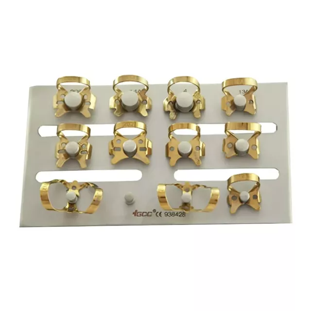 Dental Instrument Tool GDC Rubber Dam Clamp Gold RDCOBG11